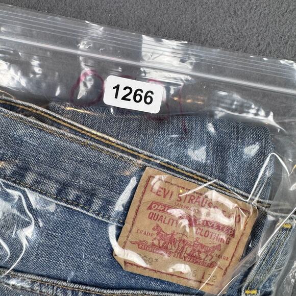 Levi's Jeans Mens 36x31 Blue Denim 569 Loose Straight Baggy Y2K Skater Grunge - Picture 13 of 13